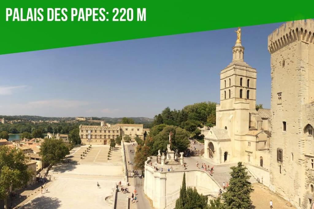 La Cachette De L'Horloge - Ac Clim - Wifi - 100M Palais Des Papes Lägenhet Avignon Exteriör bild